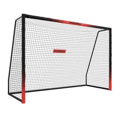 Hudora Football Goal Pro Tect 300 Advanced (high-quality, durable, easy assembly) black - 300x200x120cm